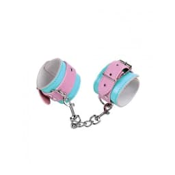 Nobu Fetish Handcuffs - Pink/blue, image 2