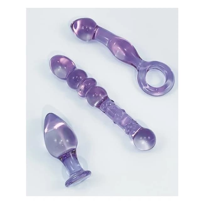 Nobu Glass Gems 3 Piece Set - Image 1