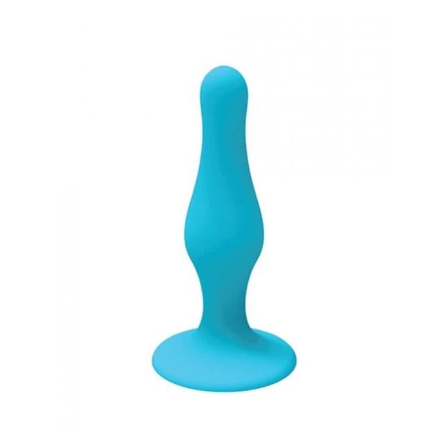 Nobu Rainbow Large Silicone Plug - Blue - Image 1