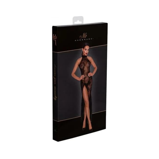 Noir Handmade Long Tulle Dress - Image 1