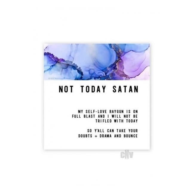 Not Today Satan Magnet - Image 1