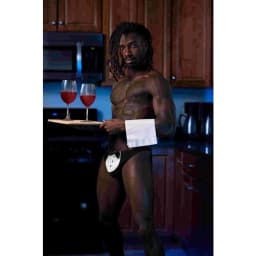 Novelty Maitre D Thong Black O/S, image 3