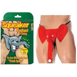 Novelty Squeaker Elephant G-string O/s - Image 1