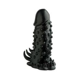 Nubby Penis Sleeve Black, image 1