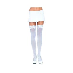 Nylon Over the Knee w/ Bow Plus, image 2