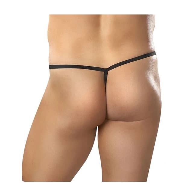 Nylon/spandex Posing Strap Black - Image 1