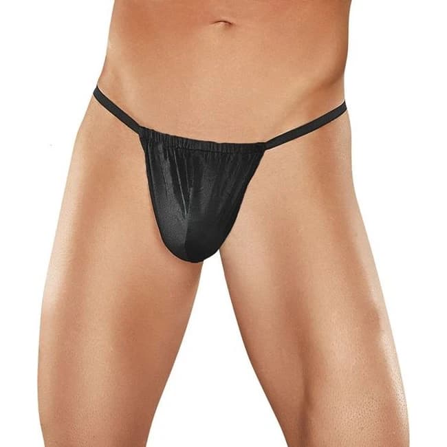Nylon/spandex Posing Strap Black - Image 2