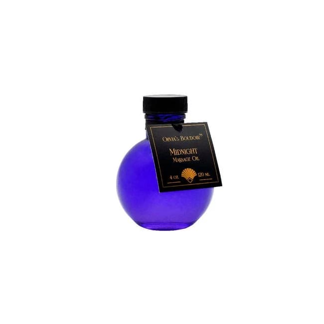 Olivia's Boudoir Massage Oil Midnight 4oz. - Image 1