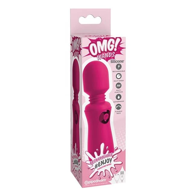 Omg # Enjoy Rechargeable Wand Fuchsia - Image 1