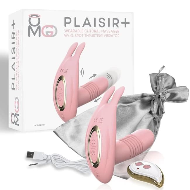 Omg G-spot Vibrating Thruster Pastel Pink - Image 1