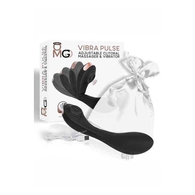 Omg Vibrapulse Clitoral Vibe Black - Image 1