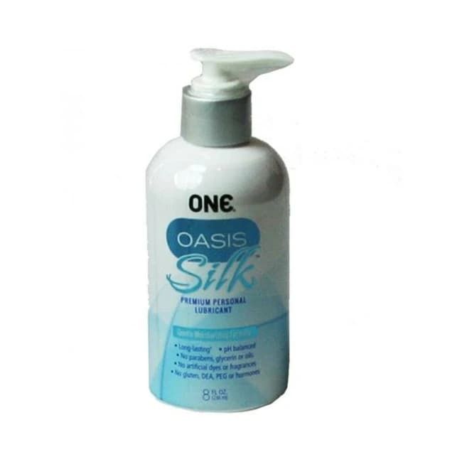 One Oasis Silk Hybrid Lubricant 8 Oz. - Image 1