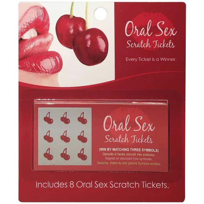 ORAL SEX SCRATCH TICKETS  - Image 1
