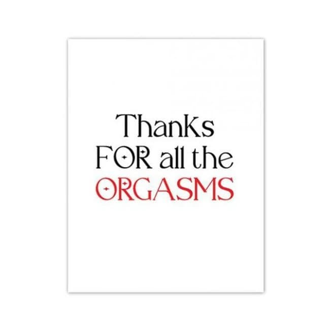 Orgasmic Greeting Card - Image 1