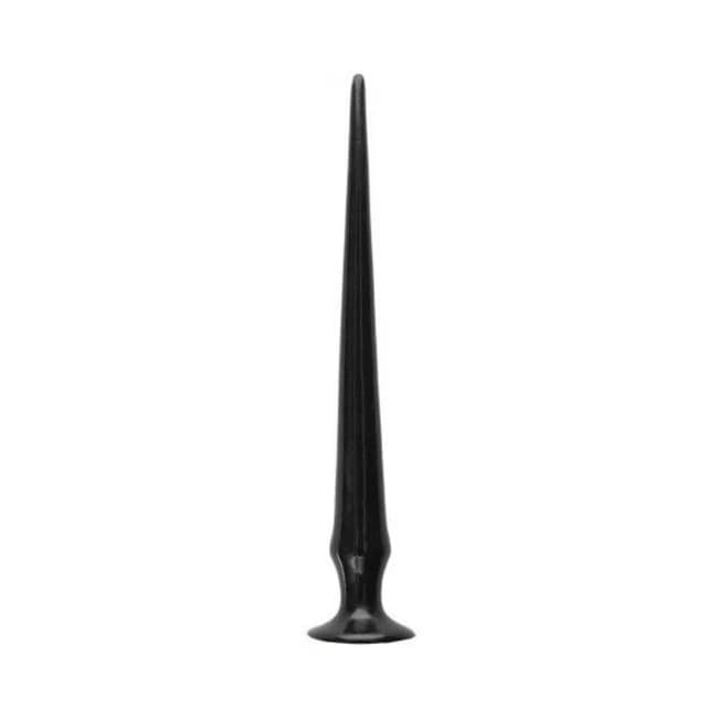Ouch! Ass Spike Dildo 13 In. Black - Image 1