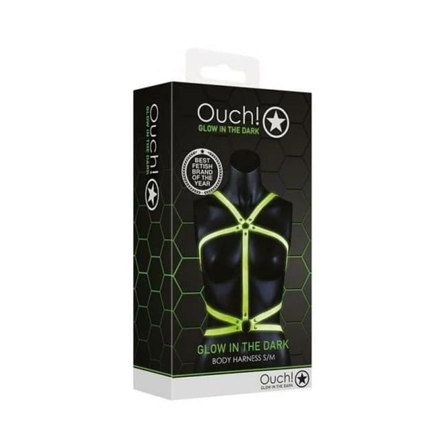 Ouch Body Harness Gitd L/xl - Image 1