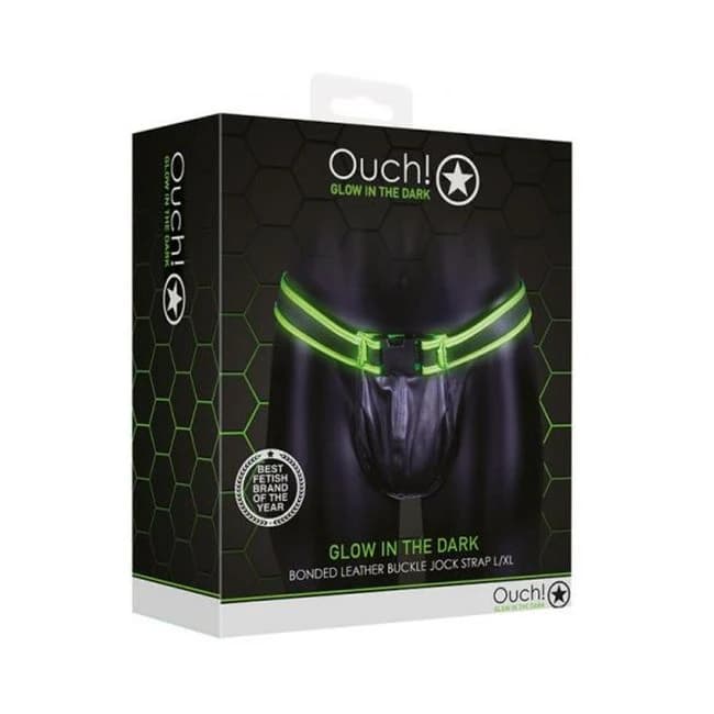 Ouch Buckle Jock Strap Metal Gitd L/xl - Image 1