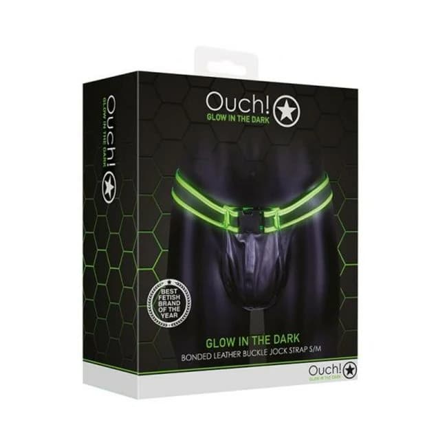 Ouch Buckle Jock Strap Metal Gitd, image 1