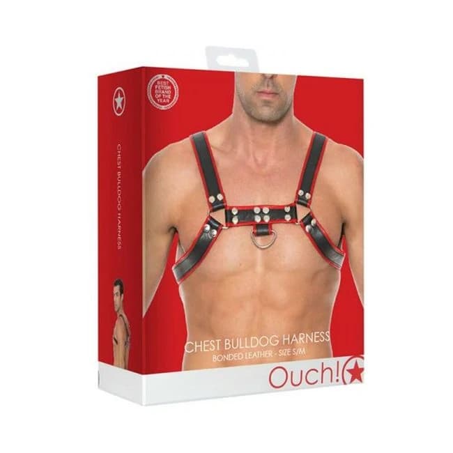 Ouch Chest Bulldog Harness - S/m - - Image 1