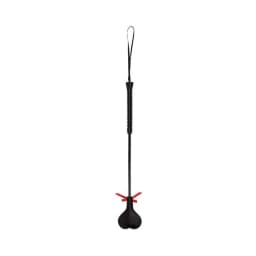 Ouch! Crop Black Heart with Lace - Large, image 3