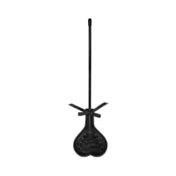 Ouch! Crop Heart Black with Lace - Small, image 1