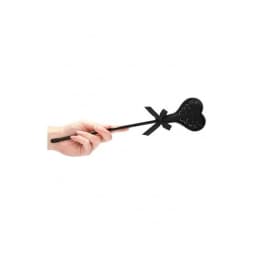 Ouch! Crop Heart Black with Lace - Small, image 2