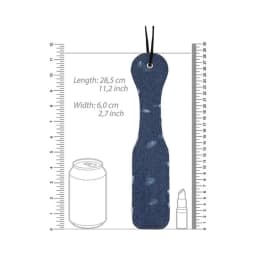 Ouch! Denim Paddle - Roughened Denim Style - Blue, image 3