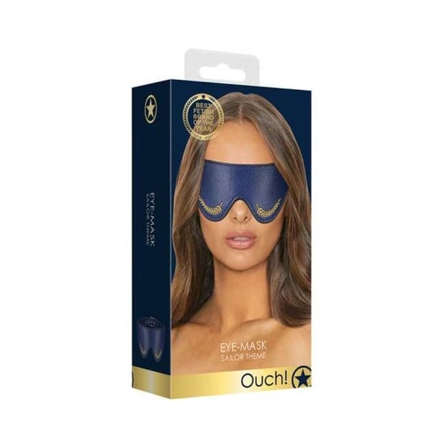 Ouch Eye Mask Sailor Theme Blue - Image 1