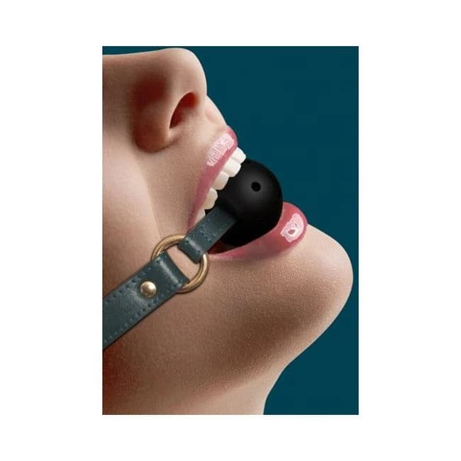 Ouch Halo Breathable Ball Gag Green - Image 1