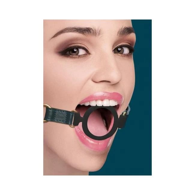 Ouch Halo Silicone Ring Gag Green - Image 1