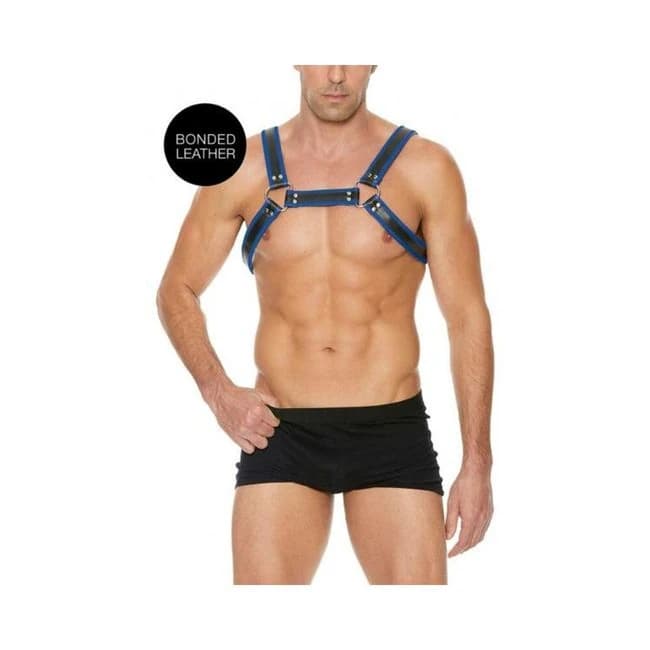 Ouch Harness Men Bull Blue L/xl - Image 1