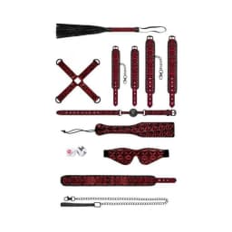 Ouch! Luxury Bondage Kit Burgundy, image 1