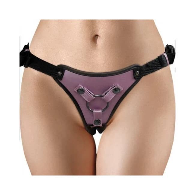 Ouch! Metallic Strap on Harness Rose Gold - Image 1