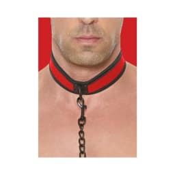 Ouch Neoprene Collar w/ Leash, image 1