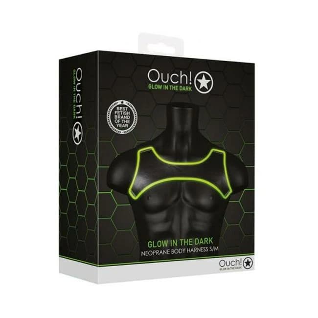 Ouch Neoprene Harness Gitd, image 1