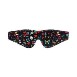 Ouch! Old School Tattoo Printed Eye Mask - Image 1