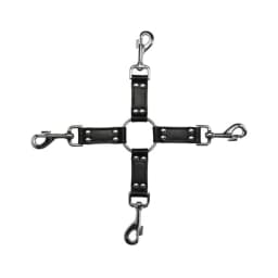 Ouch! Pain - Saddle Leather 4-Way Hogtie Cross, image 1