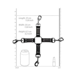 Ouch! Pain - Saddle Leather 4-Way Hogtie Cross, image 2