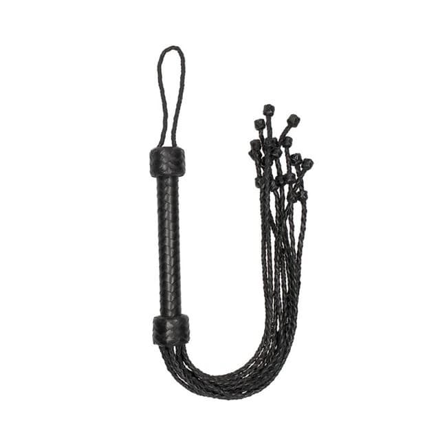 Ouch! Pain - Saddle Leather Braided Flogger - Image 1
