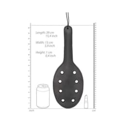 Ouch! Pain - Saddle Leather Paddle with 8 Holes, image 3