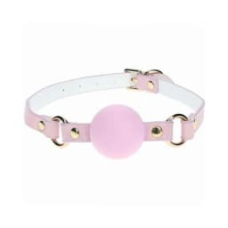 Ouch! Paris Collection Silicone Ball Gag Pink - Image 1
