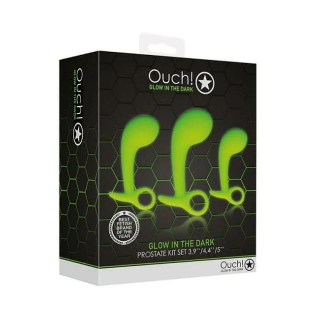 Ouch Prostate Kit Set of 3 Gitd - Image 1