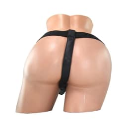 Ouch! Realistic - 7 Inch - Strap-on - Black, image 3