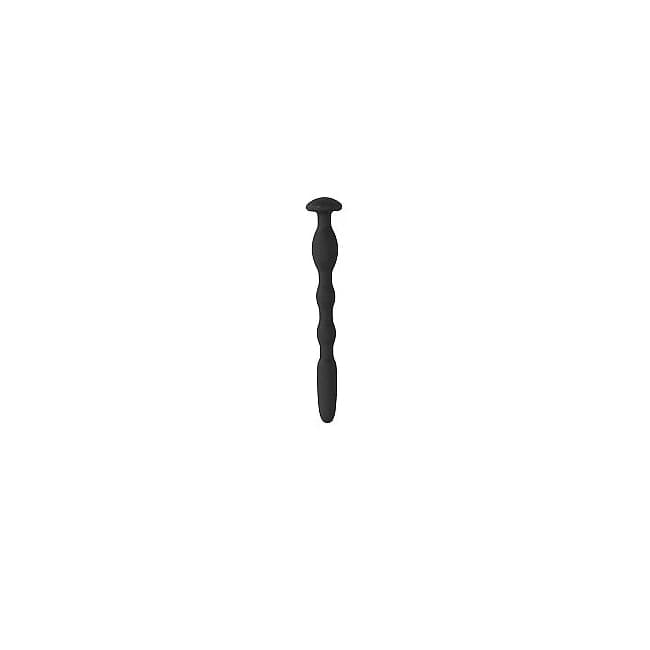Ouch! Silicone Penis Plug W/ Ribbing 0.4in/ 11mm - Image 1