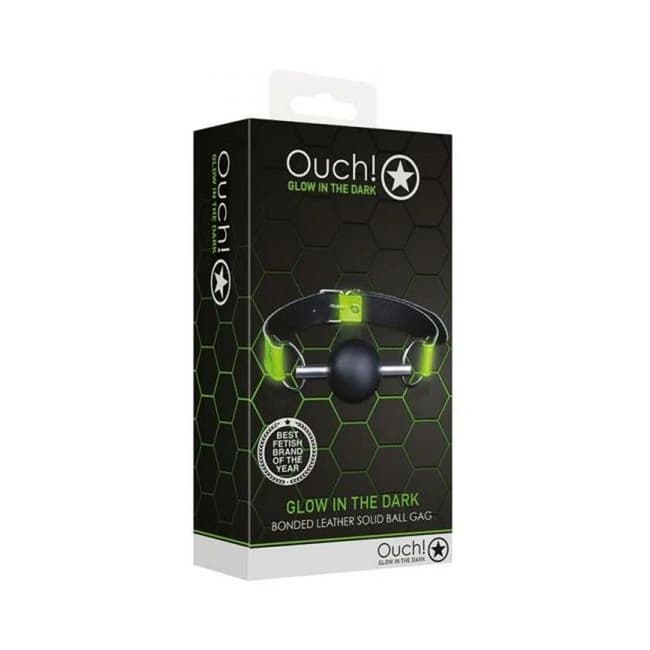 Ouch Solid Ball Gag Gitd - Image 1
