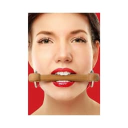 Ouch Wooden Bridle Red - Image 1