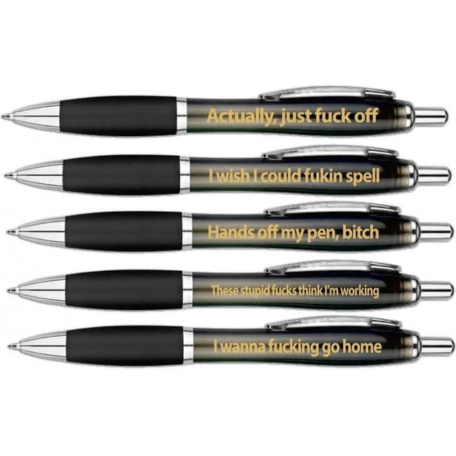 Outrageous Office Pens Asst Sayings 5 Pk - Image 2