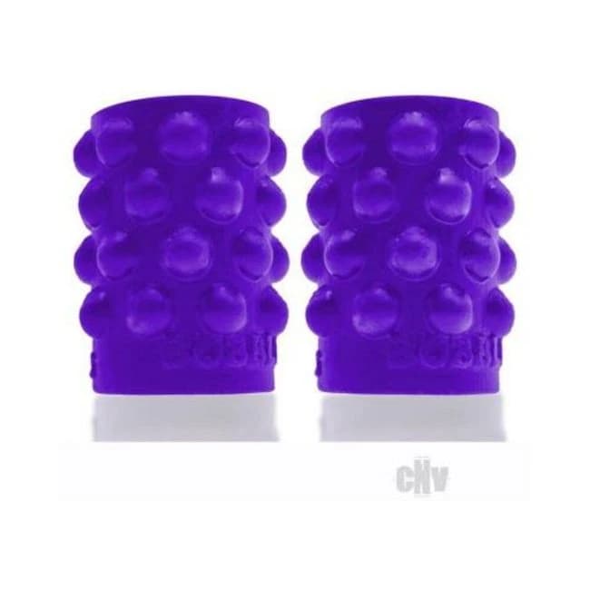 Oxballs Bubbles Nipsuckers Silicone Eggplant - Image 1