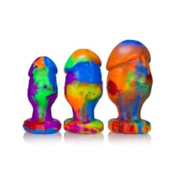 Oxballs Honcho-3, Buttplug, Large, Rainbow, image 3