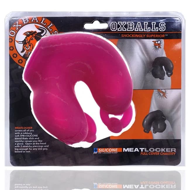 Oxballs Meatlocker Chastity Hot Pink Ice - Image 1